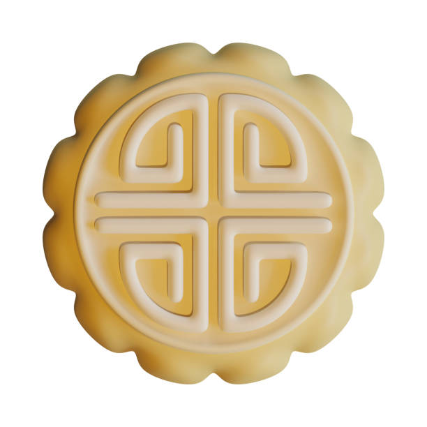 istock Moon cake 3D Rendering Illustration, suitable for mid autumn theme. 1331691676