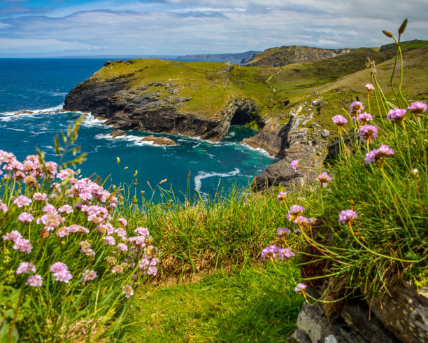 istock Stunning view from Tintagel Castle in Cornwall, UK 1331693215