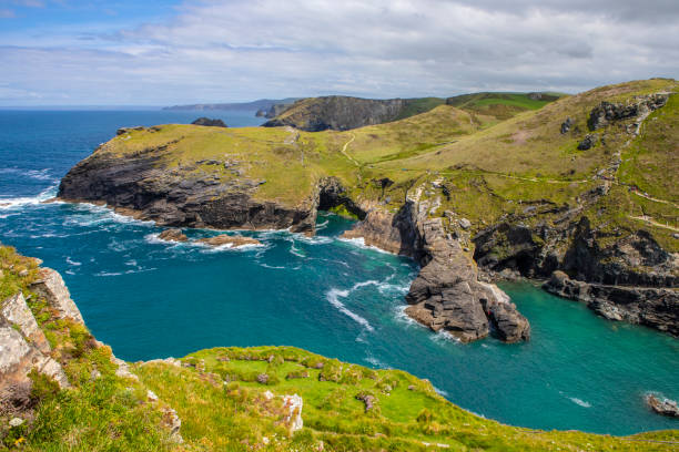 istock Stunning view from Tintagel Castle in Cornwall, UK 1331693402
