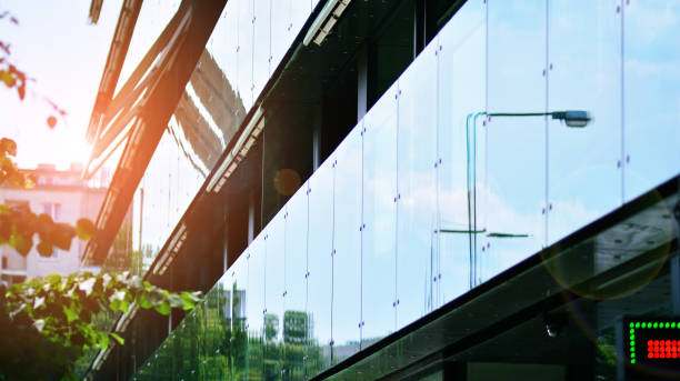 istock Eco architecture. Green tree and apartment building. 1331693501