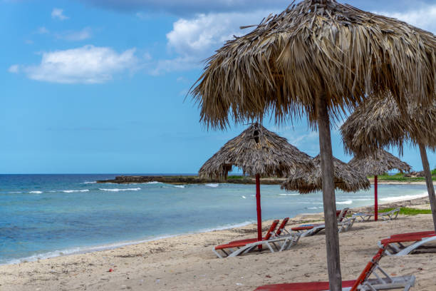 istock A beautiful beach with no one around. tropical tree shade 1331704670