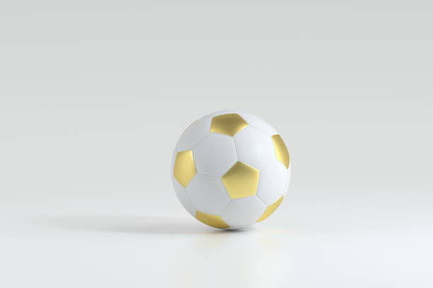 istock 3d rendering golden football game 1331729333