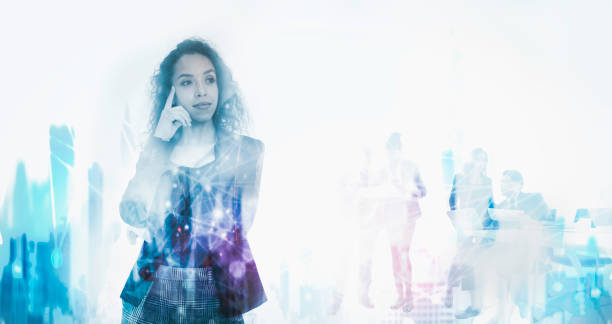 istock Business global network connection telecommunication technology concept 1331731755