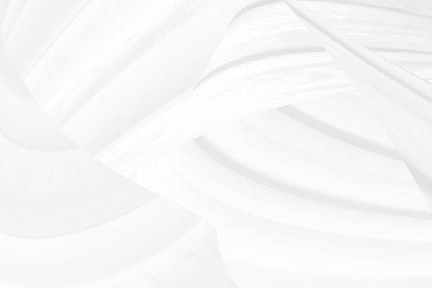 istock Clean soft fabric woven fashion textile beautiful abstract smooth curve shape decorative white background 1331737834