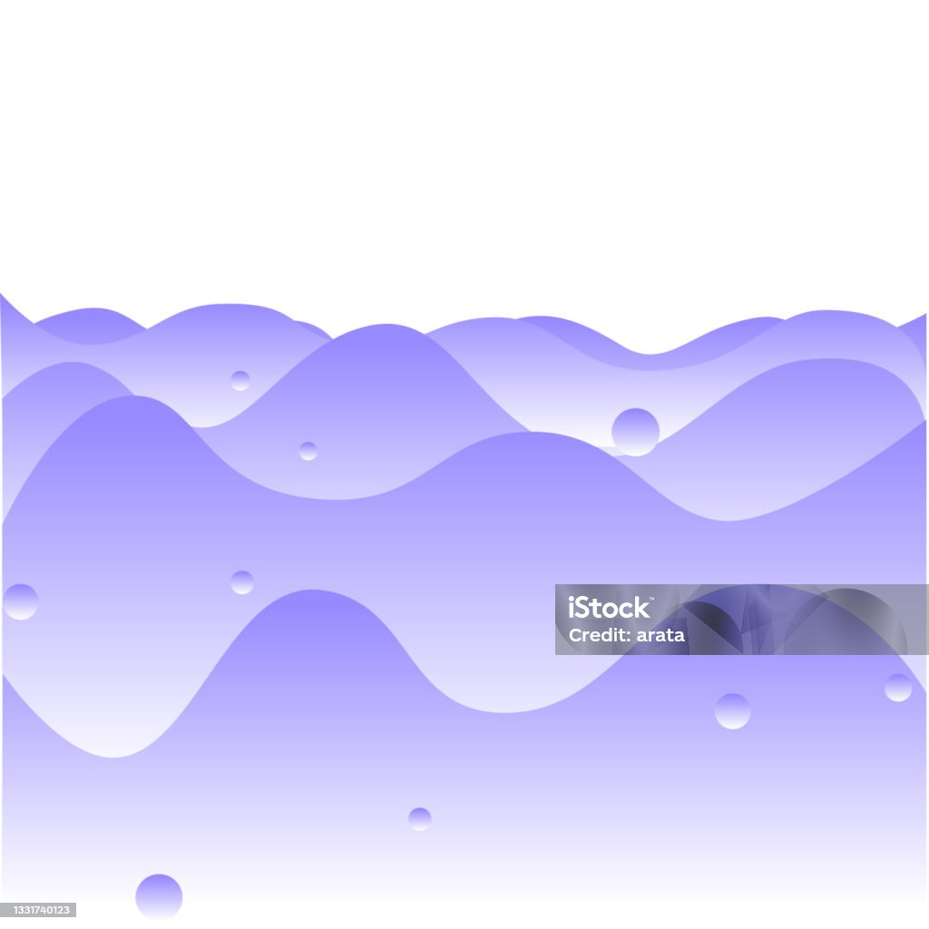 Wave Gradient Vector Vector Illustration Of A Wave Gradient Stock Illustration - Download ...