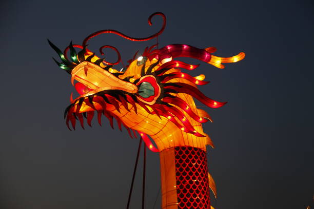 istock The Chinese dragon lantern 1331753816