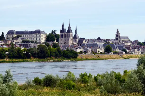 France, Blois on Loire river