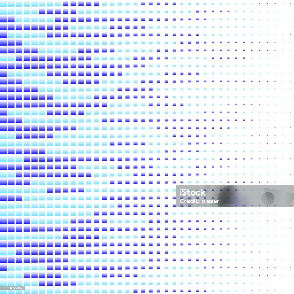 Pattern Of Squares Fading Pattern By Size Gradient Stock Illustration ...