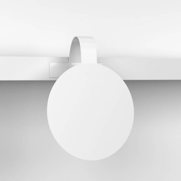 istock Blank market wobbler mockup 1331773559