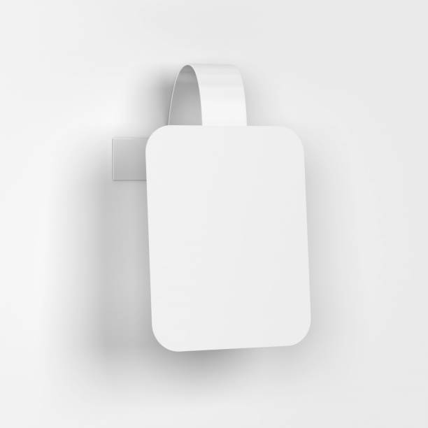 istock Blank market wobbler mockup 1331773961