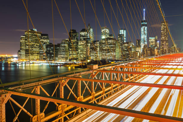 istock Lower Manhattan and Brooklyn Bridge, New York, USA 1331775337