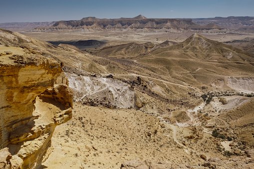 Negev desert landscape mountains Israel