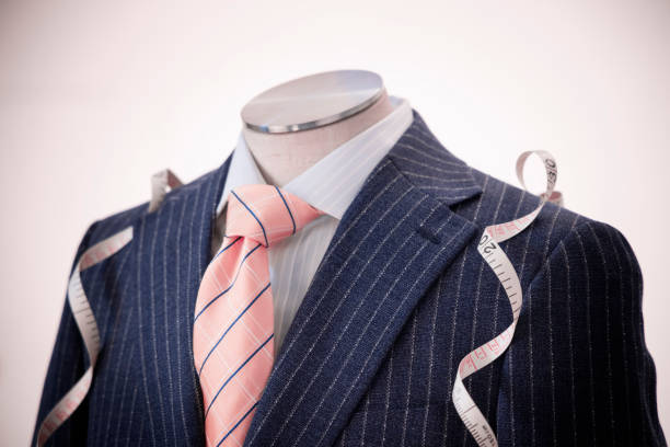 istock Bespoke suits and ties that look luxurious 1331777469