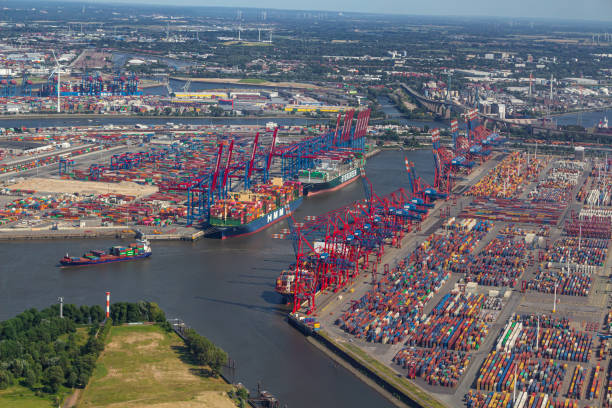 istock Hamburg from the air 1331777596