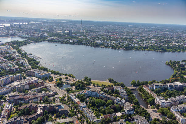 istock Hamburg from the air 1331777636
