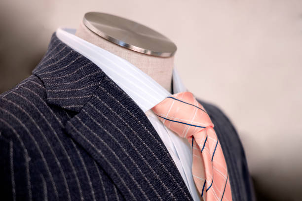 istock Bespoke suits and ties that look luxurious 1331777648