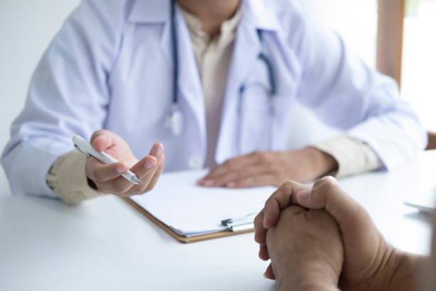 istock Doctor and patient. 1331780626