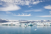 Iceland Jokulsarlon Glacier Lagoon Icebergs in Summer Jökulsárlón Lagoon
