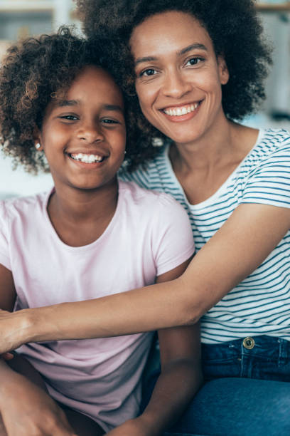 istock Mother and daughter at home 1331791416