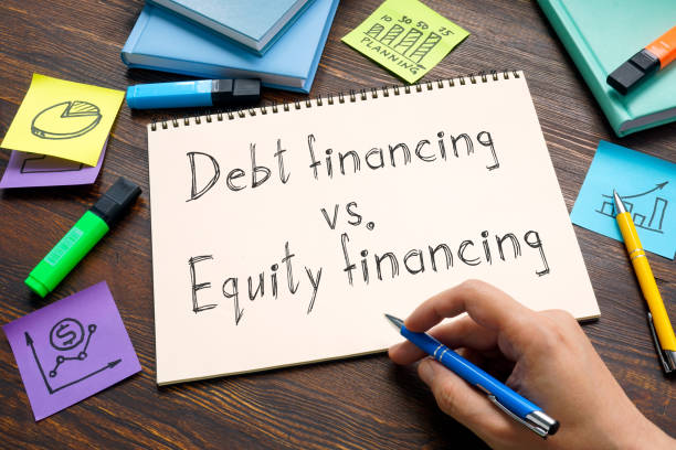 istock Debt financing vs. equity financing are shown on the photo using the text 1331792832