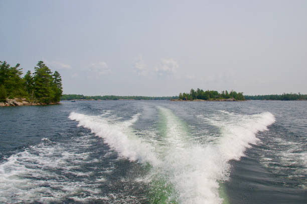 istock Boat Wake on Georgian Bay 1331794206