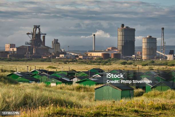 Redcar Steelworks Earmarked For Demolition Redcar England Britain Stock Photo - Download Image Now