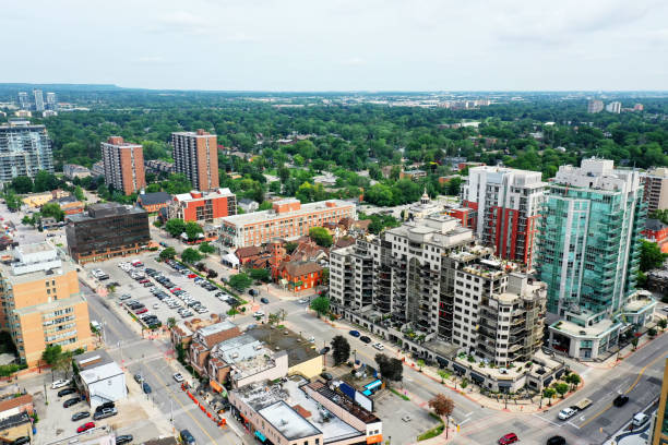 istock Aerial view in Burlington, Ontario, Canada 1331815420