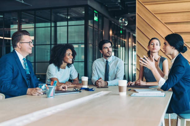 istock Business team during a meeting 1331816410
