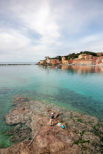 A small bay in Liguria Italy