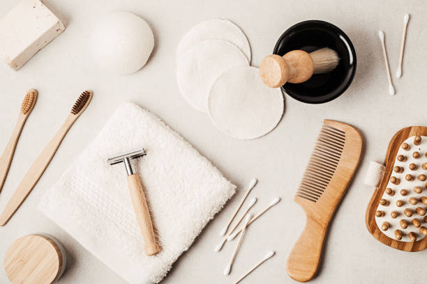 istock Reusablr bath toiletries. Ethical, sustainable,zero waste, no plastic lifestyle 1331818980