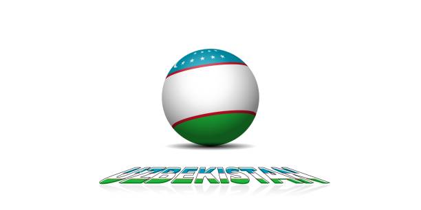 istock Uzbekistan independence day background with Uzbekistan Ball flag design 1331819766
