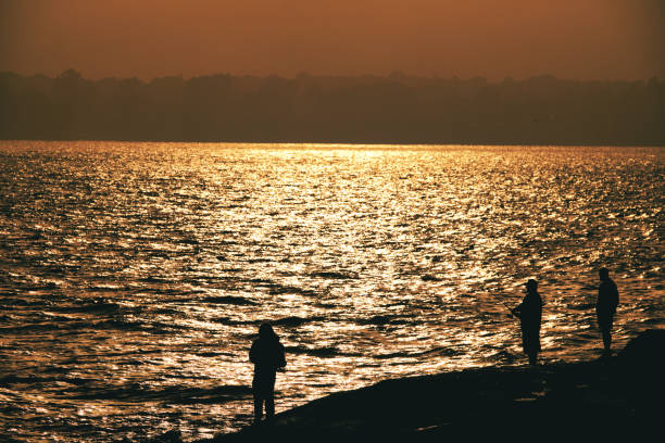 Fishermen stock photo