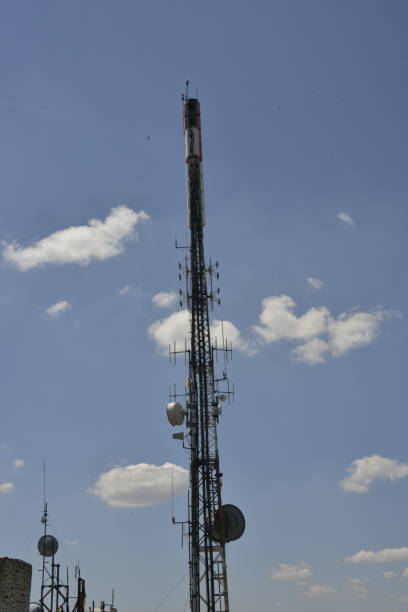 istock Antenna on a hill above the city 1331820984
