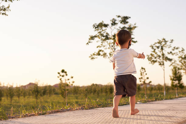 istock A barefood child enjoying nature 1331826302