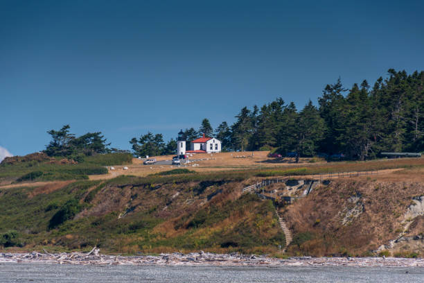Admiralty Head Lighthouse from the Coupeville Ferry