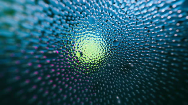 abstract molecular structure - vergroting stockfoto's en -beelden