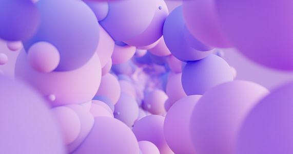 Electric Lavender Spheres.