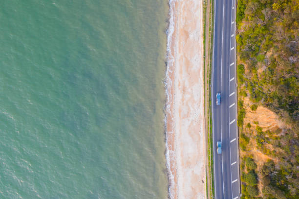 istock Anthony's Nose, Dromana Road Aerial on Sunset 1331834749