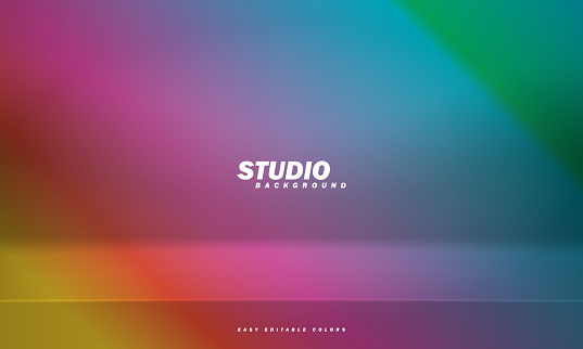 Empty Color Studio Room Background Used As Background For Display Your ...