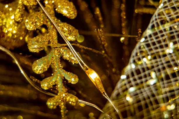 istock golden christmas accessories 1331850251