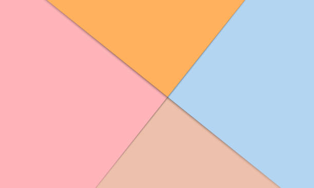 istock Abstract Modern Background with Shades Papercut and Pastel Colors 1331888545