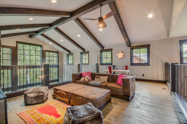 istock Comfortable sitting area in loft 1331888684