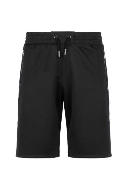 istock Black classic sport shorts 1331890243