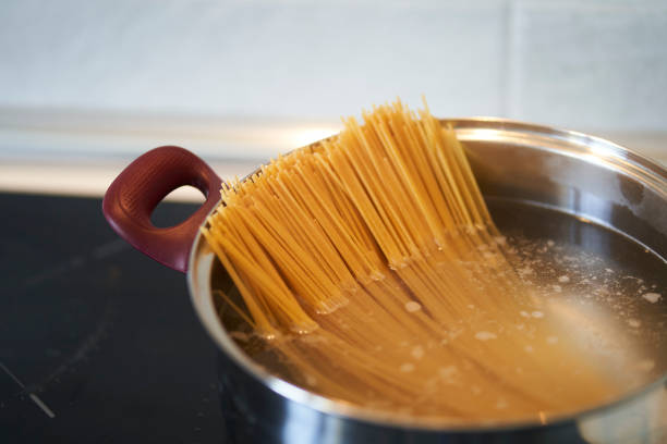 istock Hot water bowl prepared for spaghetti cooking 1331901247