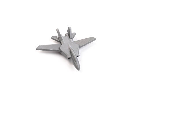 istock Model plane, airliner, airplane created on a 3d printer, on white background. transportation concept 1331902187