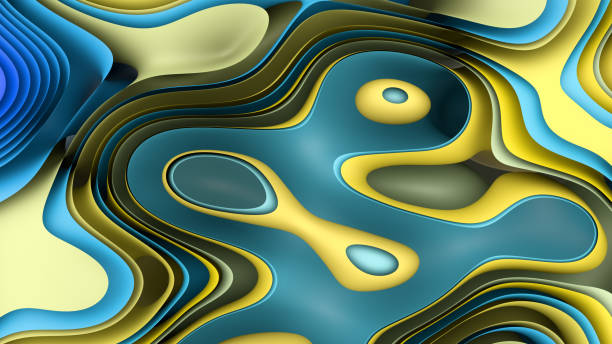 istock Abstract Flowing Soft Curved Lines Background 1331916039