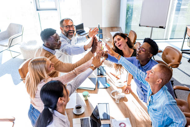 istock Symbol of teamwork, cooperation and unity 1331917547