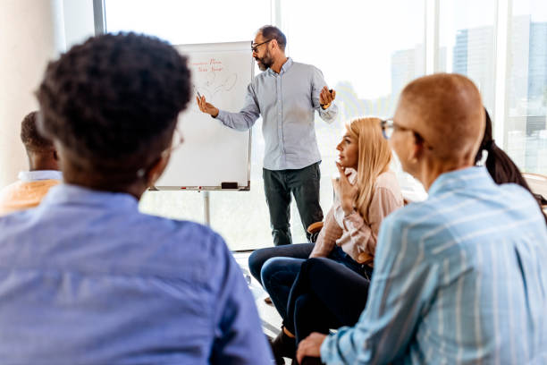istock Sharing his visions with the team 1331917643