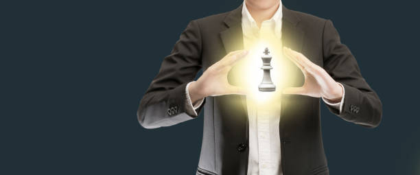 istock Leader with brain can make impact and different concept 1331927703