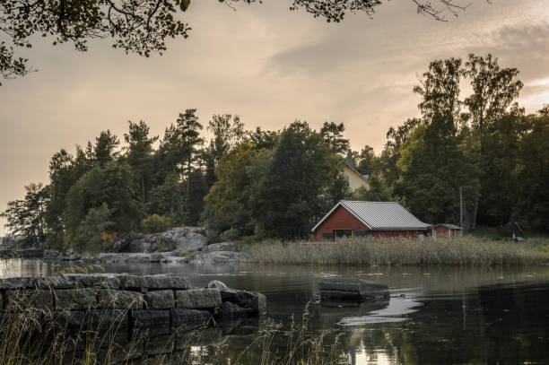 istock Finnish summer house by the sea 1331927849